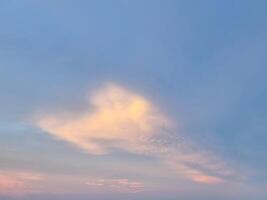 blue sky group of white clouds background in summer gradient light abstract beauty background. beautiful bright cloud and calm fresh wind air photo