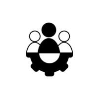 Teamwork icon. Teamwork icon. Business icon. Flat design style eps 10 vector