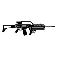 Machine gun icon. Simple illustration of machine gun icon for web vector