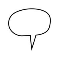 speech bubble icon over white background. vector