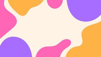 Colorful Abstract Background with copy space and liquid shapes vector