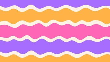 Whimsical Wavy Abstract Background vector