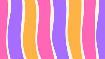 Vibrant Striped Background with curvy lines vector