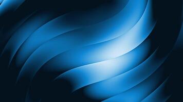 Abstract Royal Blue Gradient Background with Seamless Animated Curve Shapes video
