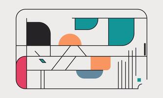 Contemporary Color Gradients in Flat Design vector