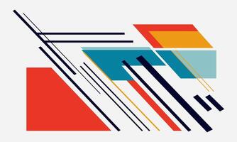 Geometric Simplicity in Modern Aesthetics vector