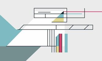 A modern abstract design with a white background vector