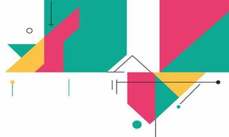 Sleek Modern Design with Flat Color Tones vector
