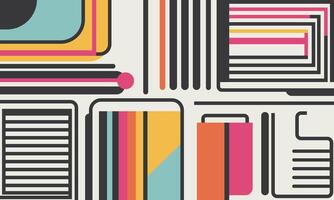 Subtle Color Blocks for a Clean Aesthetic vector