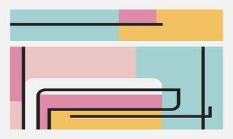 Simple Yet Bold Modern Background vector