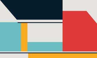 Abstract Soft Shapes in Minimalist Composition vector