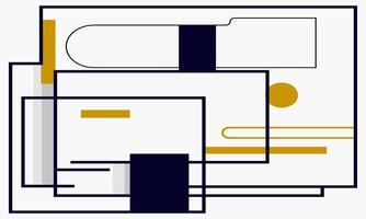 Minimalism Through Modern Geometry vector
