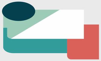 Shapes in a Flat, Clean Style vector
