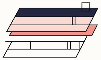 Geometric Abstraction with Minimalist Style vector