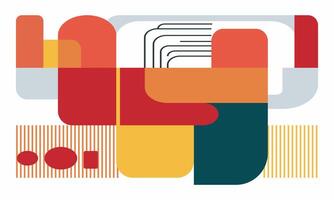 Vibrant Yet Simple Minimalist Design vector