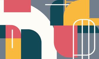 Vibrant Colors on Simple Forms vector