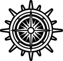 A solid style icon of light rays symbol vector