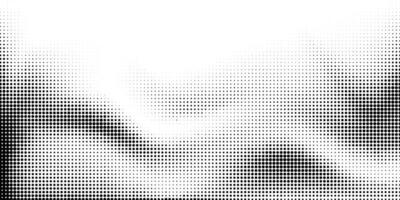 Halftone dots background. Monochrome pixelated backdrop. Grit dots texture vector