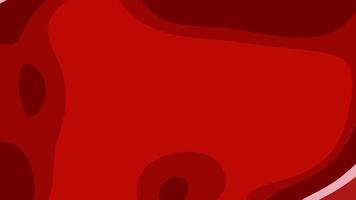 Red abstract shapes form a vibrant background design video