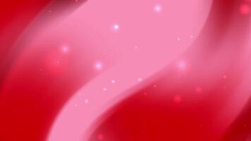 Red pink gradient background features subtle glowing particles video