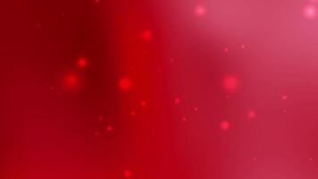 Red gradient background features scattered bright red glowing dots video