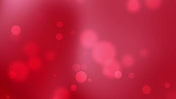 Red gradient background features soft glowing circles video