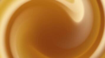 Golden Brown Swirl Abstract Background with Smooth Light Effect video