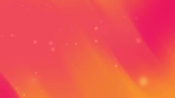 Pink and orange gradient background has subtle light points video