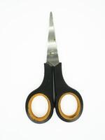 Small Black Scissors white background photo