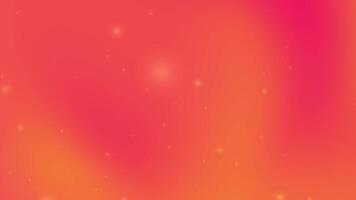 Orange pink gradient background has tiny light points video