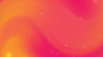 Pink and orange gradient background features subtle glowing particles video