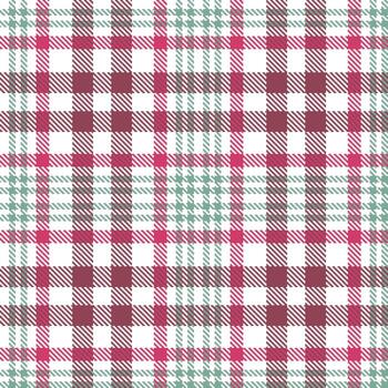 Muted White Tartan patterns fabric texture. Modern Autumn Catnip Seamless Tartan vector