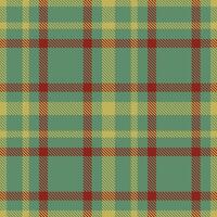 Deep Murdoch Tartan patterns fabric texture. Modern Neon Tarpon Green Seamless Tartan vector
