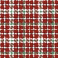 Plaid pattern seamless. Autumn White and Rustic Minotaurus Brown Tartan Textile Design. vector