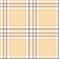 Neon Such a Peach and Warm Touch of Class Seamless Tartan Textile Design vector