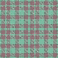 Dusty Neptune Green Seamless Tartan with Sandy Touch of Class accents Textile Design vector