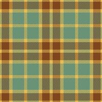 Plaid pattern seamless. Rustic Golden Appeal and Dusky Hazelnut Chocolate Tartan Textile Design. vector