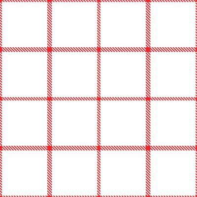 Modern Seamless Tartan featuring Sandy Red Pigment and Deep White Textile Design