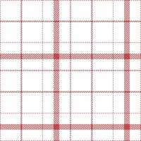 Modern Seamless Tartan featuring Muted Snakebite and Warm White Textile Design vector
