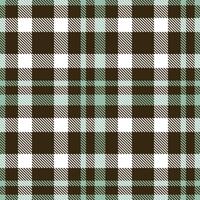 Plaid pattern seamless. Muted Black Swan and Muted Lichen Tartan Textile Design. vector