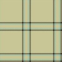 Plaid pattern seamless. Mellow Lichen and Rustic Tidal Green Tartan Textile Design. vector