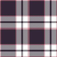 Metallic I Pink I Can Tartan patterns fabric texture. Modern Dusty Obsidian Red Seamless Tartan vector
