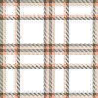 Modern Seamless Tartan featuring Dusty Frontier Shadow and Cool Island Girl Textile Design vector