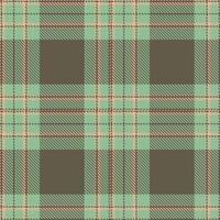 Modern Seamless Tartan featuring Sandy Island Girl and Light Frontier Shadow Textile Design vector