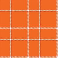 Plaid pattern seamless. Metallic Metroid Red and Iridescent Blaze Orange Tartan Textile Design. vector