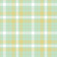 Vivid Canton Jade Tartan patterns fabric texture. Modern Vivid Salted Caramel Seamless Tartan vector