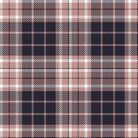 Modern Seamless Tartan featuring Rustic Ponder and Dusty Mangu Black Textile Design vector