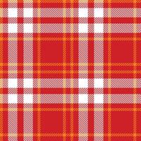 Rustic Vampire State Building Seamless Tartan with Metallic Orange you Happy accents Textile Design vector