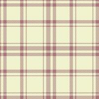 Modern Seamless Tartan featuring Neon Handmade Red and Deep Sulphur Water Textile Design vector