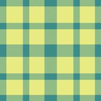 Plaid pattern seamless. Deep Taos Turquoise and Soft Illuminating Tartan Textile Design. vector